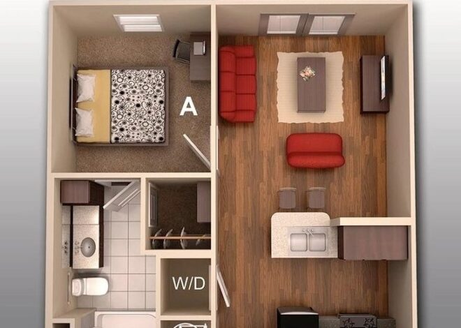 Desain Rumah Minimalis dengan Satu Kamar