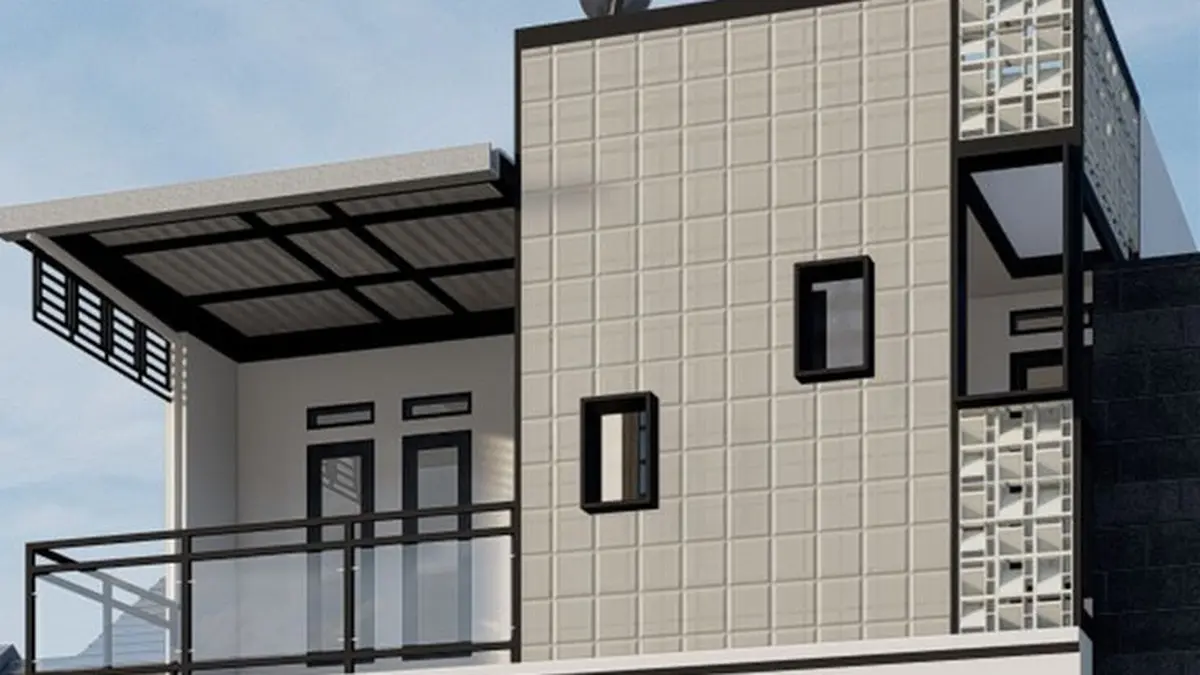 Desain Rumah Minimalis Sederhana 2 Lantai