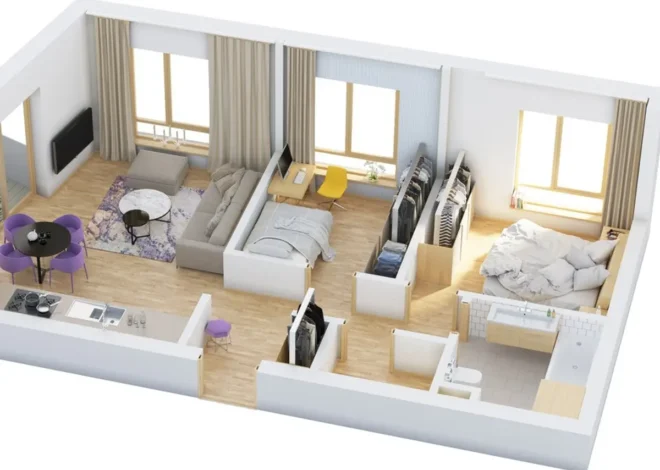 Desain Rumah Modern dengan Dua Kamar
