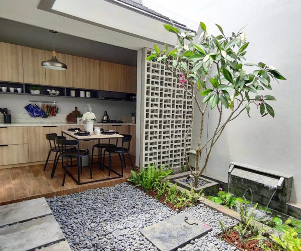 Desain Rumah Sederhana dengan Dapur Terbuka