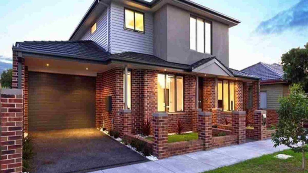 Desain Rumah Sederhana dengan Sentuhan Bata dan Kayu