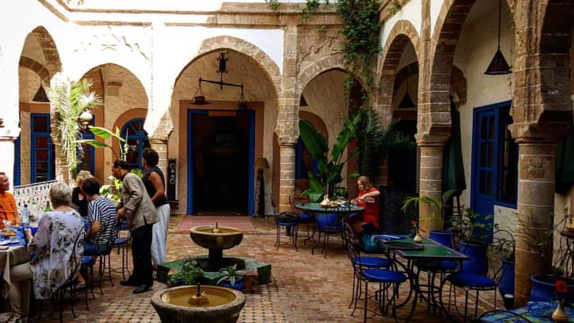 Gaya Rumah Tradisional Riad di Maroko