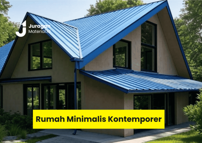 Ide Desain Rumah dengan Atap Metal yang Modern dan Kokoh