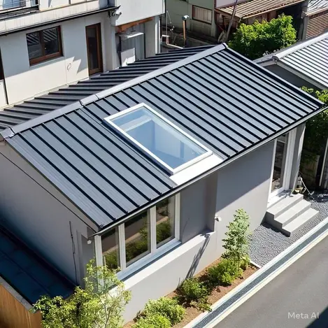 Inspirasi Desain Rumah Atap dengan Skylight yang Menawan