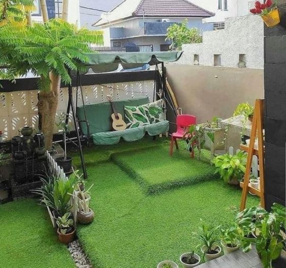 Keindahan Rumah Minimalis dengan Taman Belakang
