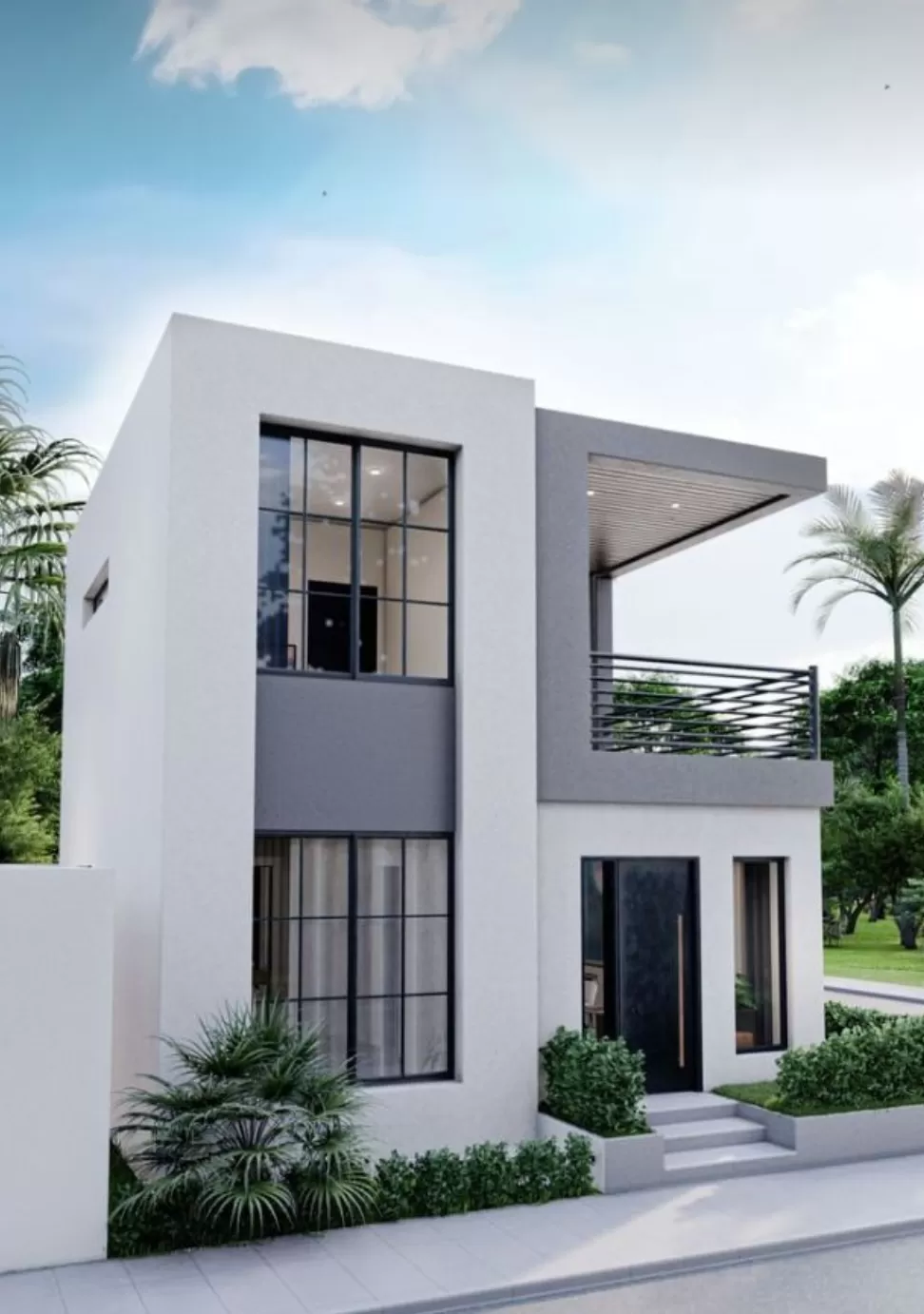 Keindahan Rumah Minimalis Putih