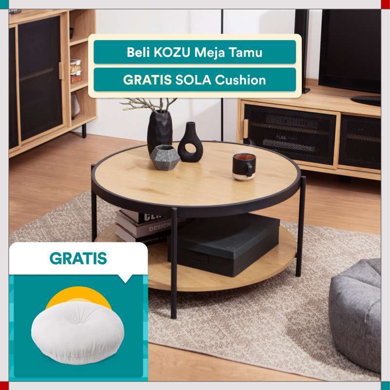 Meja Minimalis KOZU Coffee Table: Sentuhan Elegan untuk Ruang Tamu