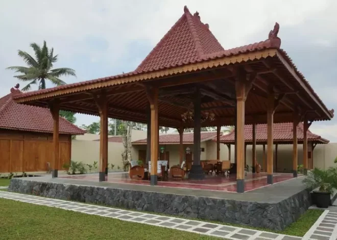 Keindahan dan Ciri Khas Rumah Adat Rumah Joglo Sinom