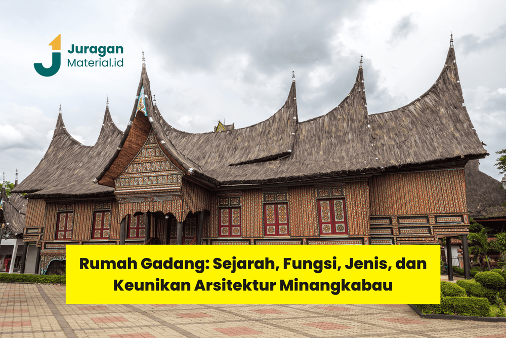 Keindahan dan Makna Rumah Gadang Batingkek Minangkabau
