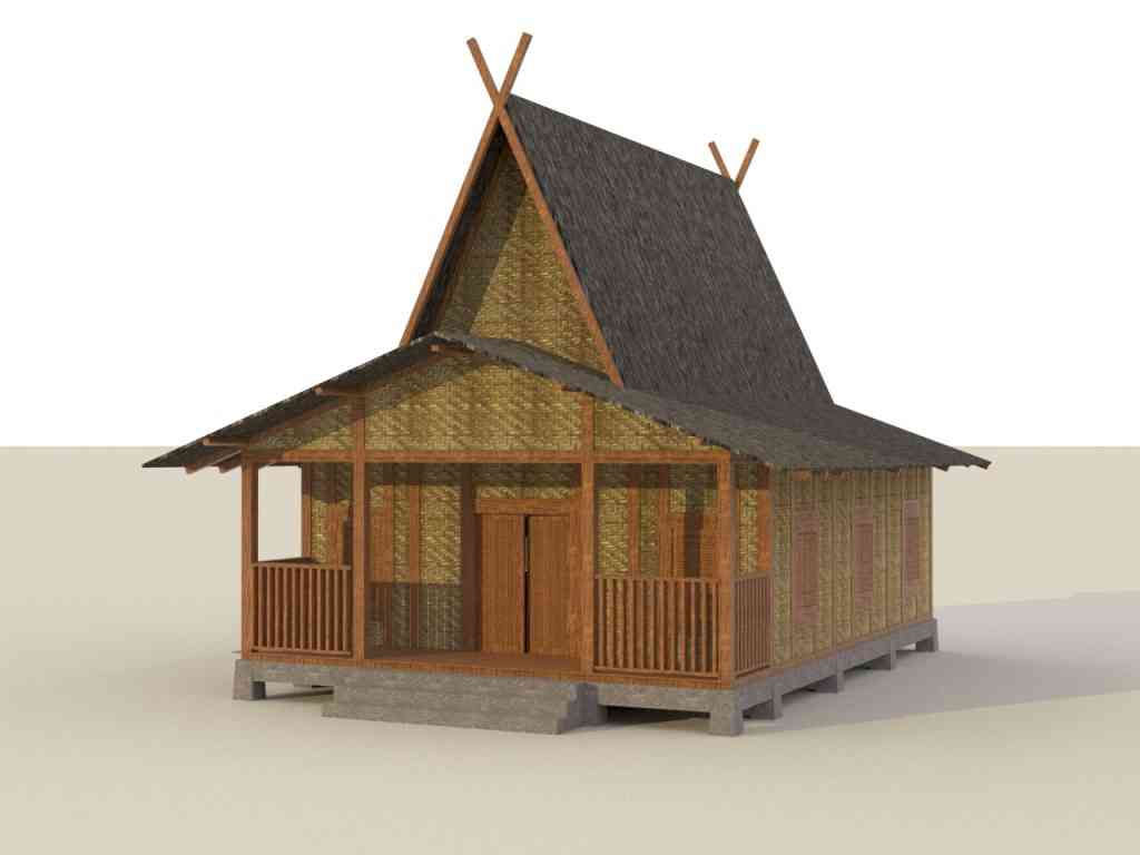 Keunikan Rumah Adat Imah Julung Ngapak dari Jawa Barat