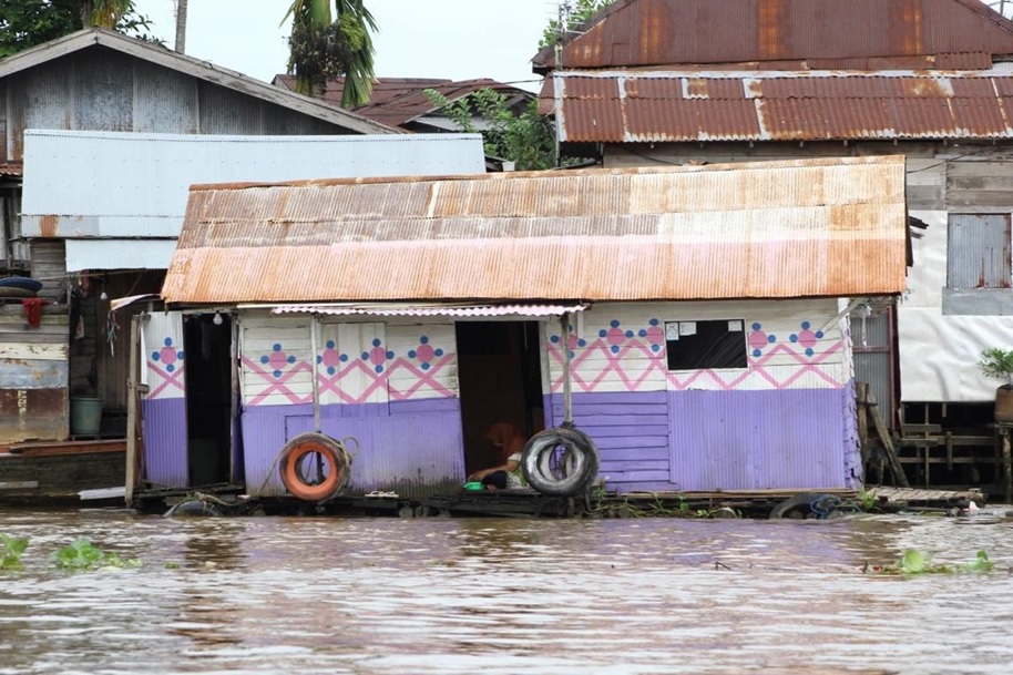 Keunikan Rumah Adat Rumah Lanting di Kalimantan Selatan